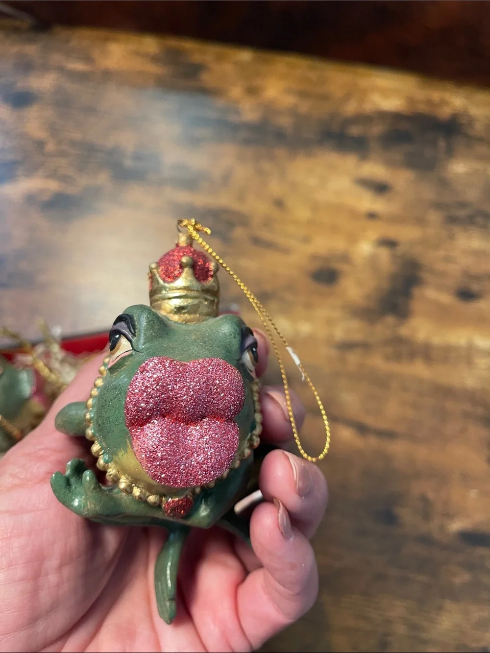 Katherines Collection festive frog